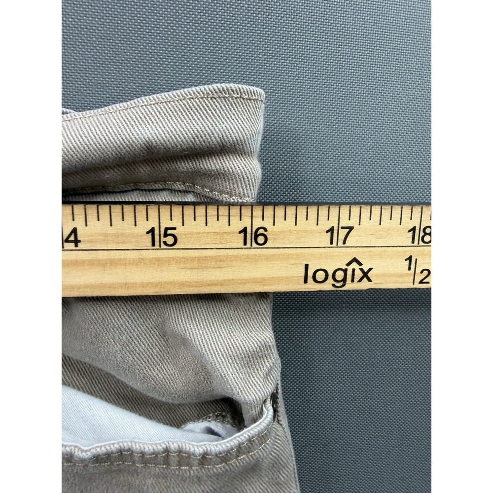 Gloria Vanderbilt Amanda Jeans Womens Tan High Rise Tapered 32x29 - Picture 10 of 11